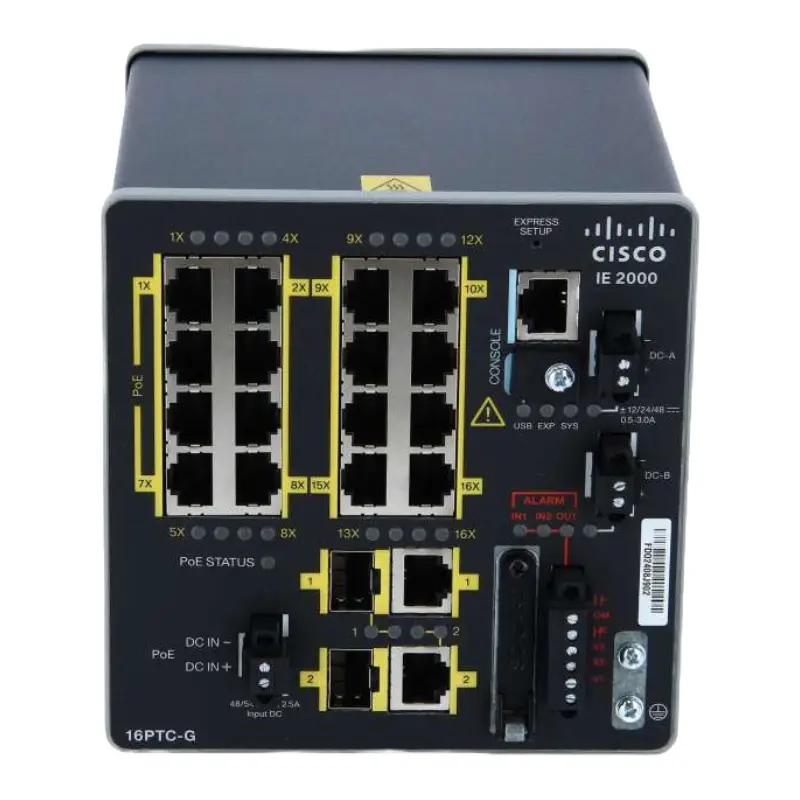 IE-2000-16PTC-G-L Cisco Layer 2 Managed Switch