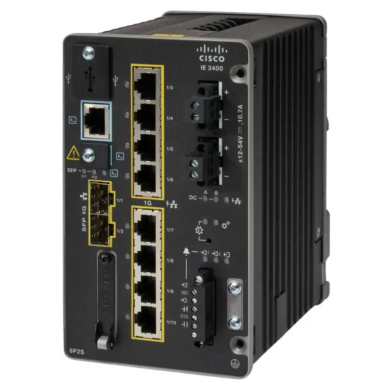IE-3400-8P2S-E Cisco Catalyst Rugged Network Essentials 10 Ports Ethernet Switch